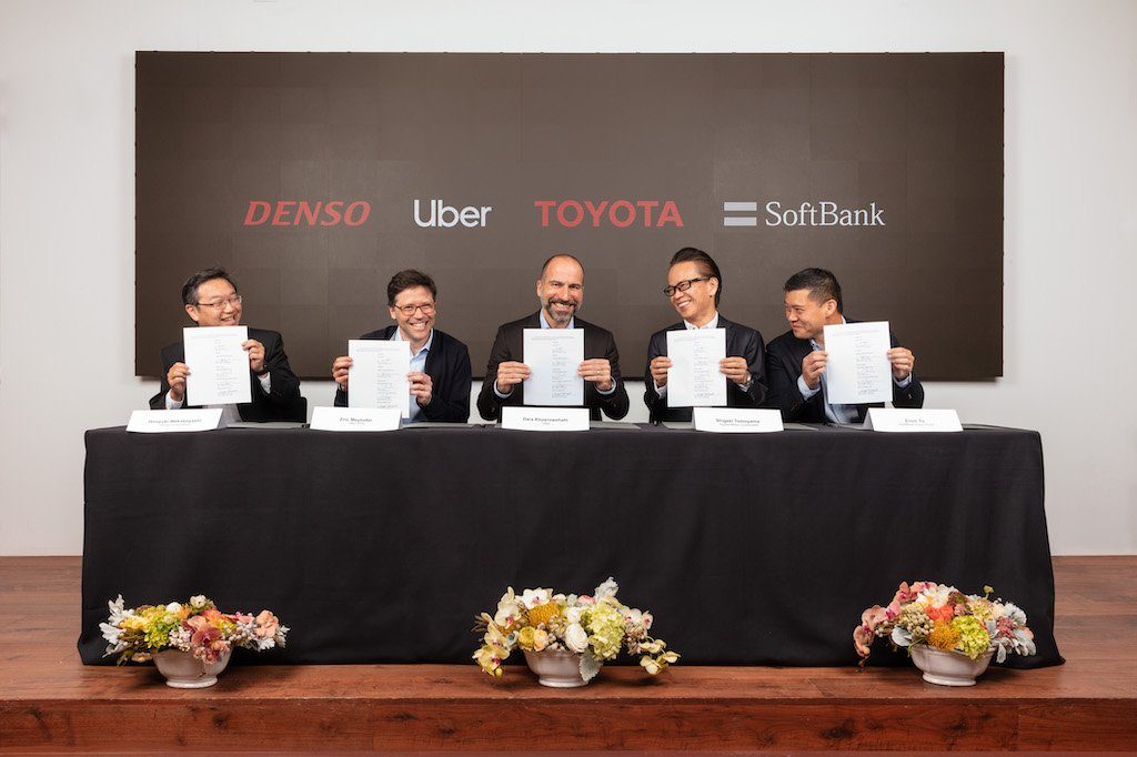 Uber Atg距离丰田，Denso和Softbank获得1亿美元，用于自动驾驶生产